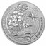 2025 Rwanda 1 oz Silver Nautical Ounce 260 Yrs of HMS Victory BU