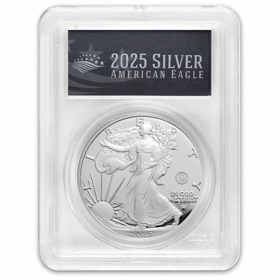 Buy 2025-S 1 oz Silver Eagle PR-70 (Navy, FDI,Black) | APMEX