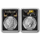 2025-S Morgan & Peace Reverse Proof Set PR-70 PCGS (AR, Black)
