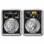 2025-S Morgan & Peace Reverse Proof Set PR-70 PCGS (FDI, Black)