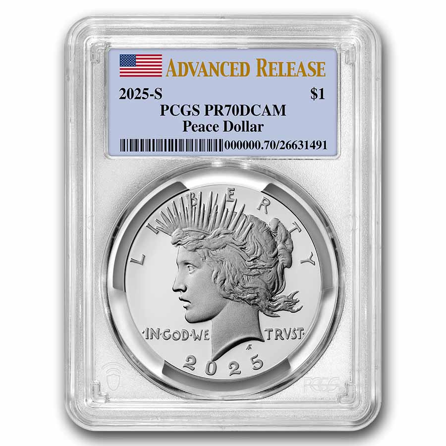 2025-S Proof Silver Peace Dollar PR-70 PCGS (Advanced Release)