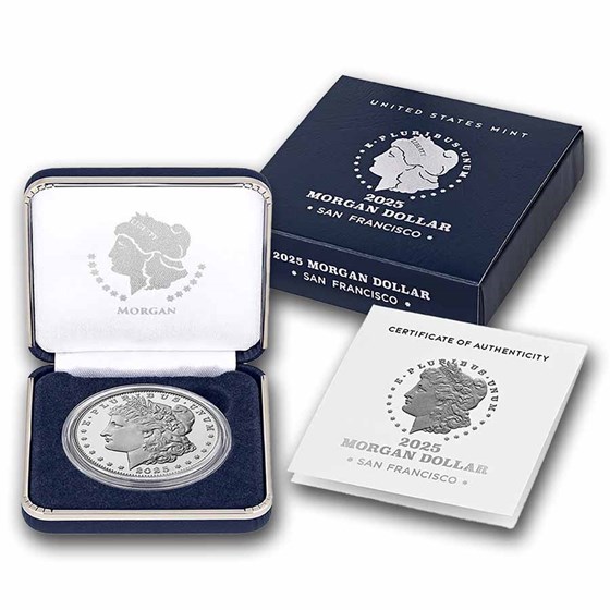 2025-S Silver Morgan Dollar Proof (Box & COA)