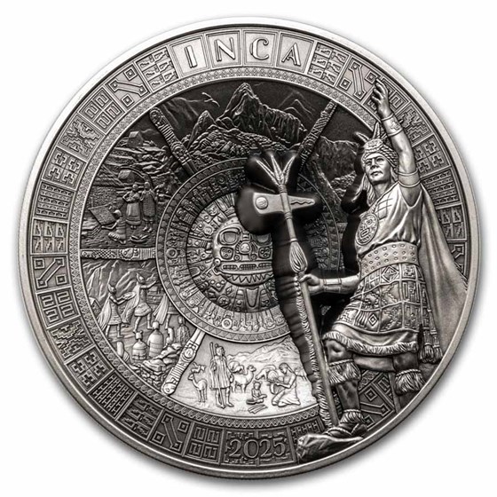 2025 Samoa 1 kilo Silver Inca Empire 8-Layer Coin (w/ Box & COA) 2025 Samoa 1 kilo Silver Inca Empire 8-Layer Coin (w/ Box & COA)