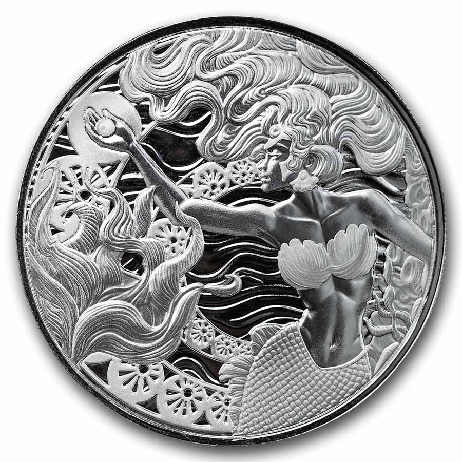 サモア 2023年 2タラ 銀貨 1oz 純銀 .999 人魚（母と娘）未使用 Yahoo!オークション - 「サモア銀貨」貨幣の落札相場・落札価格 コレクション