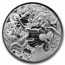2025 Samoa 1 oz Silver 2 Tala Mermaid & Pearl BU