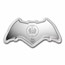 2025 Samoa 1 oz Silver Batman Batarang Colorized Shaped Coin BU