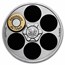 2025 Samoa 2 oz Russian Roulette Antiqued Coin