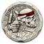 2025 Samoa 2 oz Russian Roulette Antiqued Coin