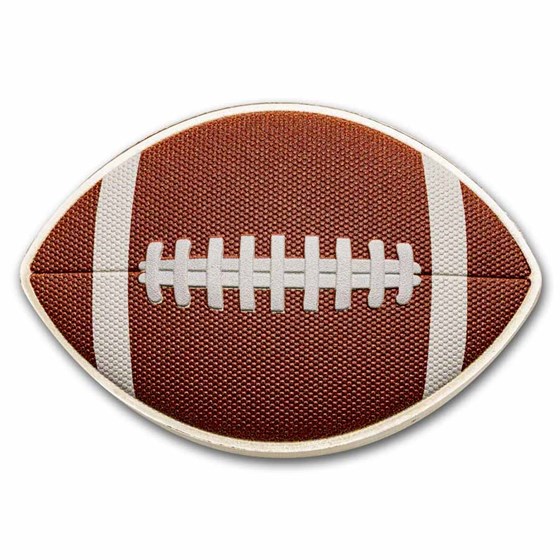 2025 Samoa 2 oz Silver $2 Colorized Dome Shaped Football Coin 2025 Samoa 2 oz Silver $2 Colorized Dome Shaped Football Coin
