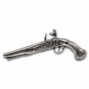 2025 Samoa 2 oz Silver George Washington's Flintlock Pistol Coin