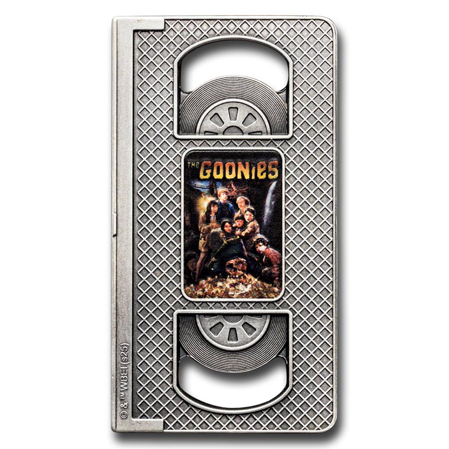 2025 Samoa 2 oz Silver The Goonies VHS Tape (w/ Box & COA)