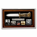 2025 Samoa 2 oz Silver Theodore Roosevelt Hunting Knife Coin
