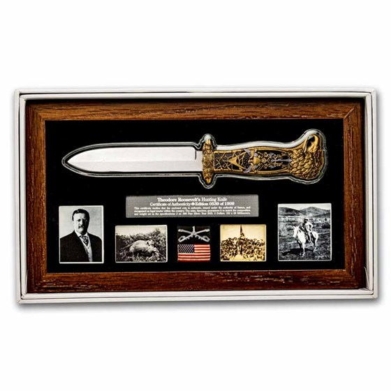 2025 Samoa 2 oz Silver Theodore Roosevelt Hunting Knife Coin 2025 Samoa 2 oz Silver Theodore Roosevelt Hunting Knife Coin