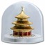 2025 Samoa 3 oz Ag Full Sculpture Temple of Heaven Shaped Coin