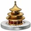 2025 Samoa 3 oz Ag Full Sculpture Temple of Heaven Shaped Coin