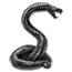 2025 Samoa 3 oz Silver 3D Snake Shaped Coin (Box & COA)