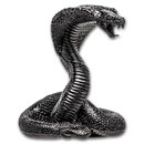 2025 Samoa 3 oz Silver 3D Snake Shaped Coin (Box & COA)