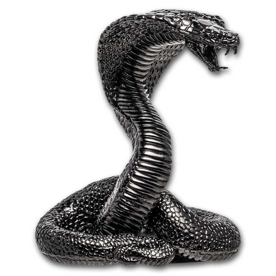 2025 Samoa 3 oz Silver 3D Snake Shaped Coin (Box & COA)