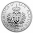 2025 San Marino 1 oz Silver Peregrine Falcon BU
