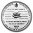 2025 Serbia 1 oz Proof Silver Tesla: Rotating Magnetic Field