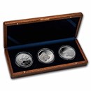 2025 Silver Fauna & Flora in Slovakia 3-Coin Set