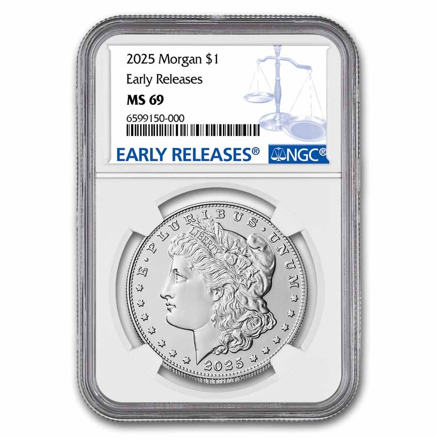 2025 Silver Morgan Dollar MS-69 NGC (Early Releases)