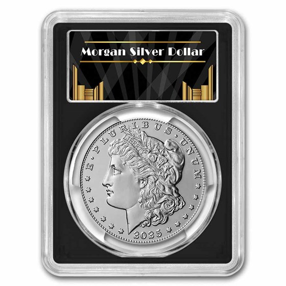2025 Silver Morgan Dollar MS-70 PCGS (AR, Black Label) 2025 Silver Morgan Dollar MS-70 PCGS (AR, Black Label)