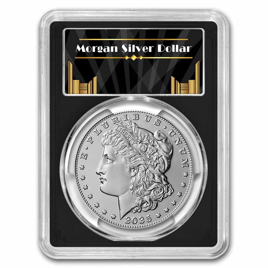 2025 Silver Morgan Dollar MS-70 PCGS (FDI, Black Label)