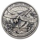 2025 Sioux Nation 1 oz Silver UHR Antique Dragonfly Spirit