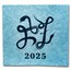 2025 Solomon Isl. 5 oz Silver Mother of Pearl Year of the Snake