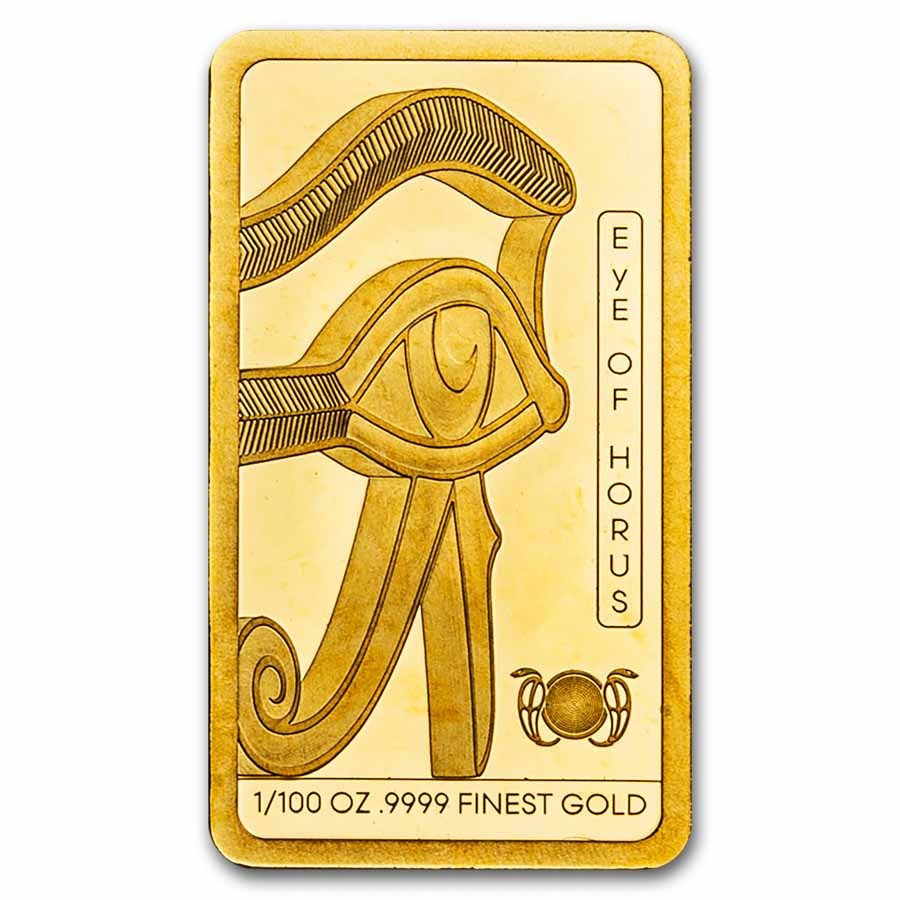 2025 Solomon Islands 1/100 oz Gold Ancient Egypt: Eye of Horus