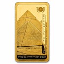 2025 Solomon Islands 1/100 oz Gold Ancient Egypt Pyramids of Giza