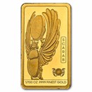 2025 Solomon Islands 1/100 oz Gold Ancient Egypt: Scarab