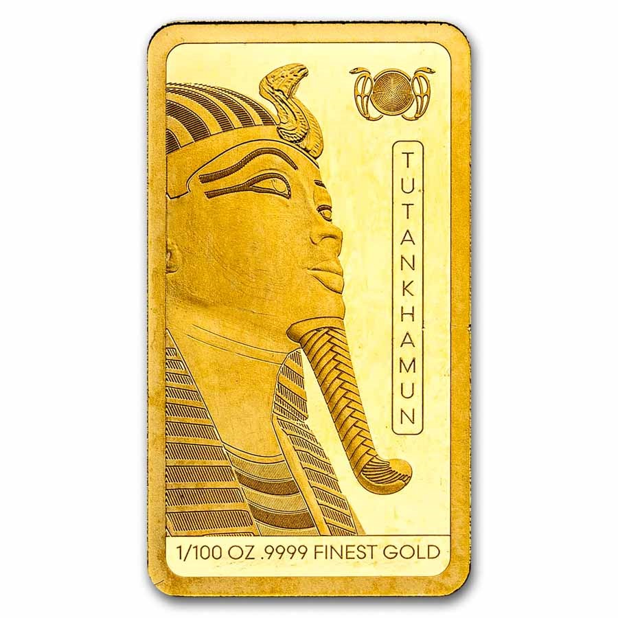 2025 Solomon Islands 1/100 oz Gold Ancient Egypt: Tutankhamun