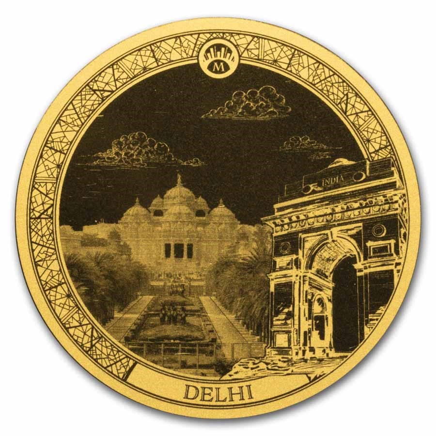 2025 Solomon Islands 1/100 oz Gold Delhi (Blister Pack)