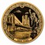 2025 Solomon Islands 1/100 oz Gold New York (Blister Pack)
