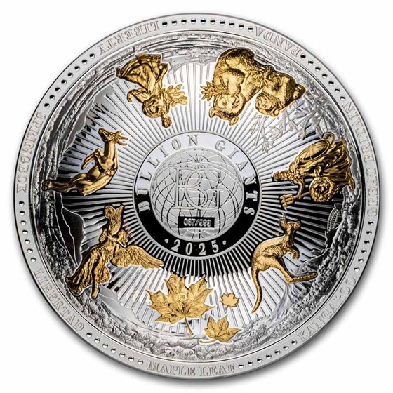 2025 Solomon Islands 50 gram Silver The Bullion Giants 2025 Solomon Islands 50 gram Silver The Bullion Giants