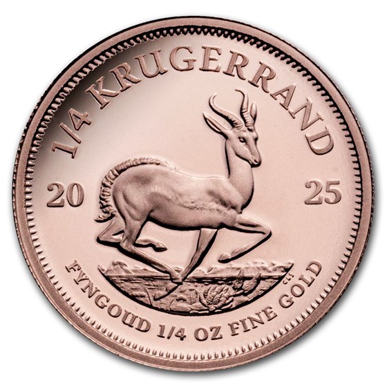 2025 South Africa 1/4 oz Proof Gold Krugerrand 2025 South Africa 1/4 oz Proof Gold Krugerrand