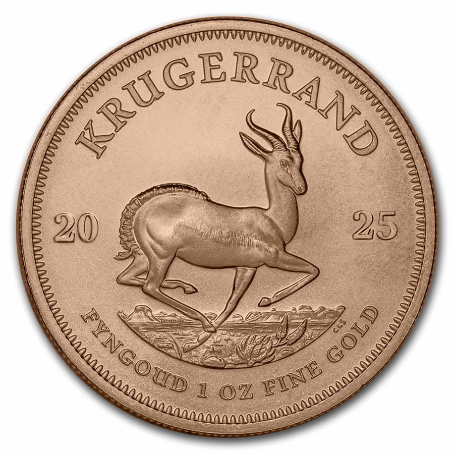 2025 South Africa 1 oz Gold Krugerrand BU