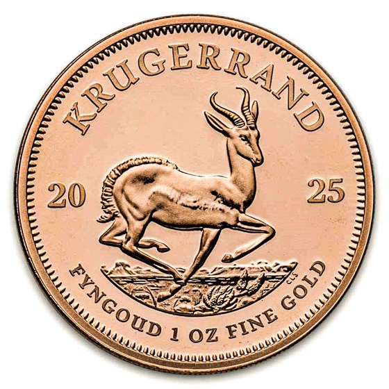 2025 South Africa 1 oz Gold Krugerrand BU