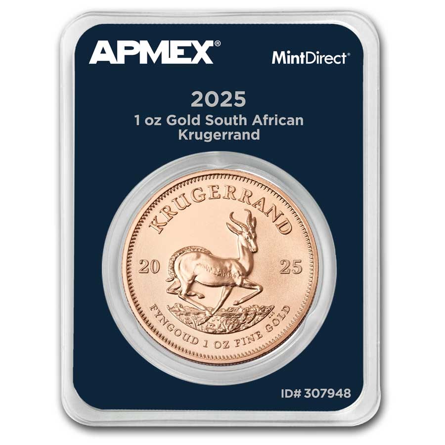 2025 South Africa 1 oz Gold Krugerrand (MintDirect® Single)
