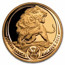 2025 South Africa 1 oz Proof Gold Big Five Lion (No Capsule)