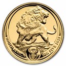2025 South Africa 1 oz Proof Gold Big Five Lion (w/ Box & COA)