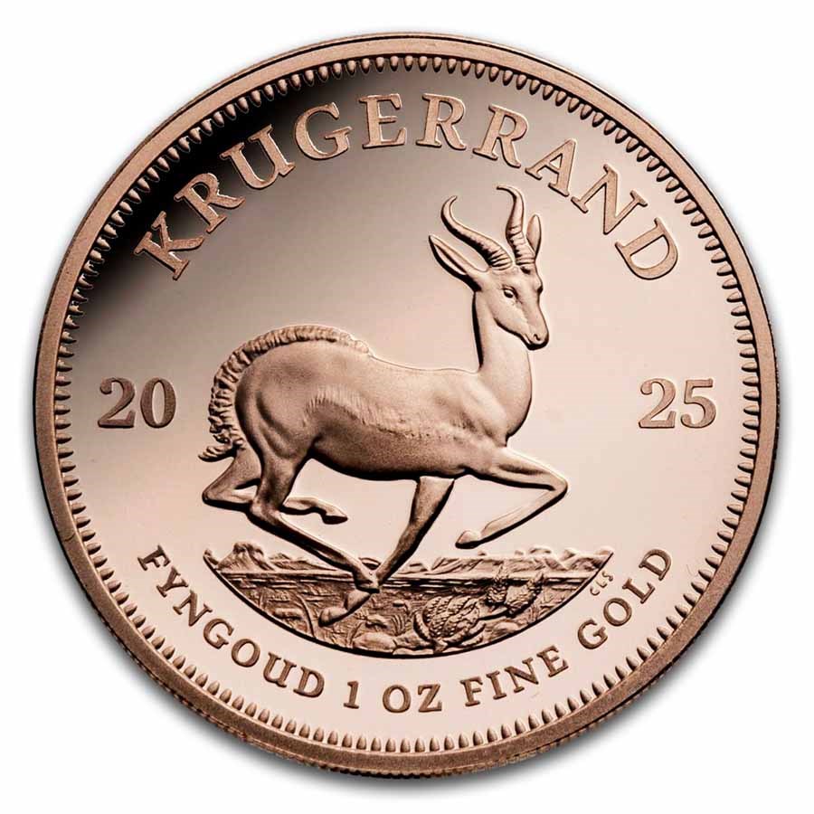 2025 South Africa 1 oz Proof Gold Krugerrand
