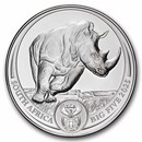 2025 South Africa 1 oz Silver Big Five Rhino BU (In Blister Pack)