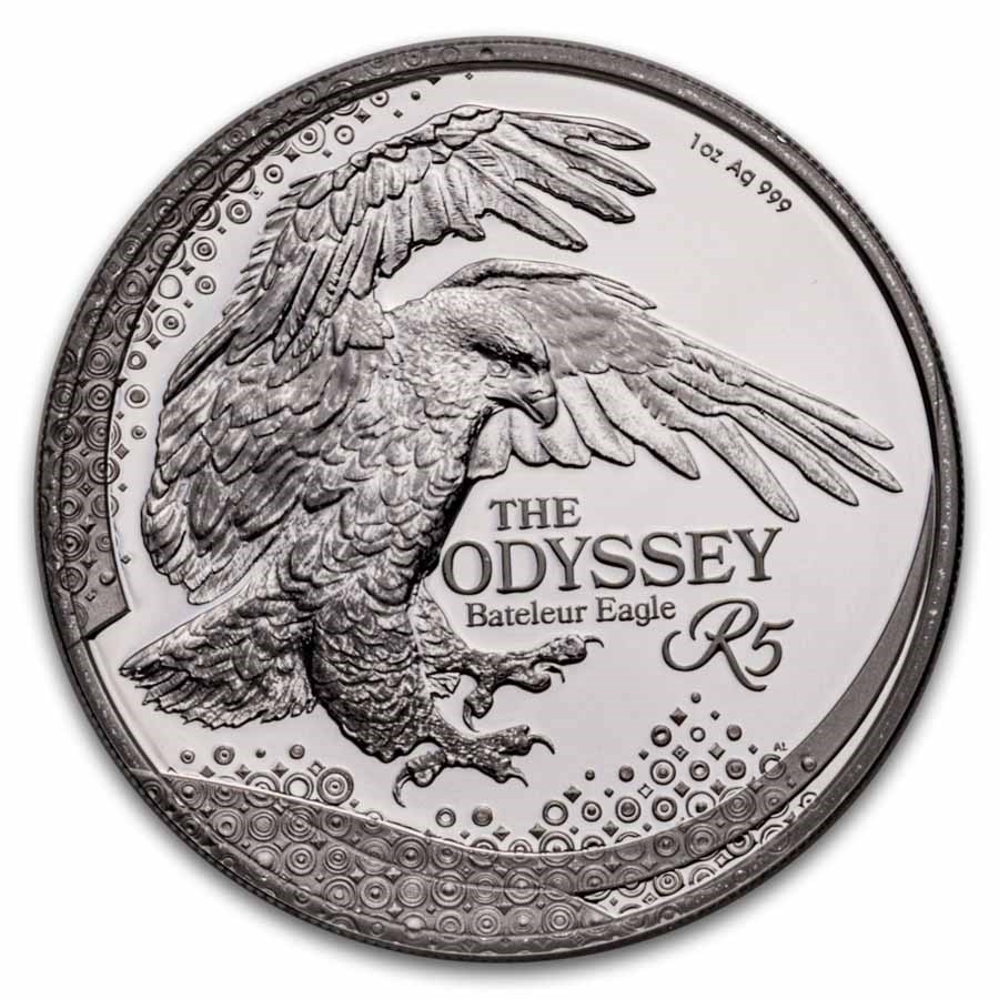 2025 South Africa 1 oz Silver The Odyssey Series: Bateleur Eagle