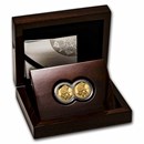 2025 South Africa 2-Coin Gold Big Five Lion Proof Set