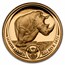2025 South Africa 2-Coin Gold Big Five Rhino Proof Set Box & COA