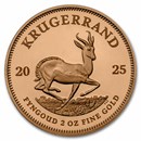 2025 South Africa 2 oz Proof Gold Krugerrand