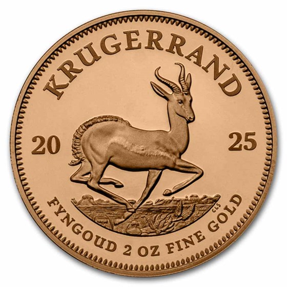 2025 South Africa 2 oz Proof Gold Krugerrand 2025 South Africa 2 oz Proof Gold Krugerrand